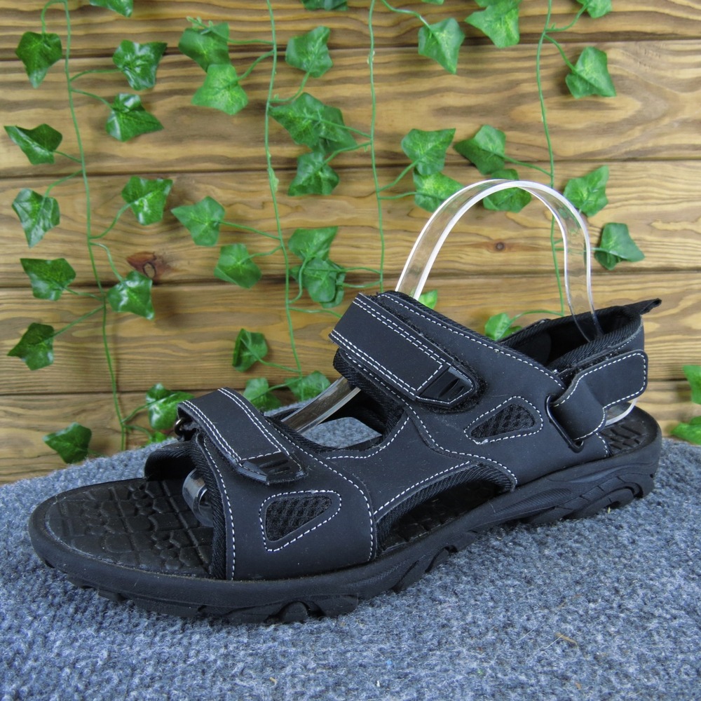 Lifeguard Black Sport‎ Sandals Men's Size 11 Adjustable Straps Outdoor Comfort